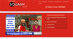 Desktop Screenshot of nerangsquashcourts.com.au